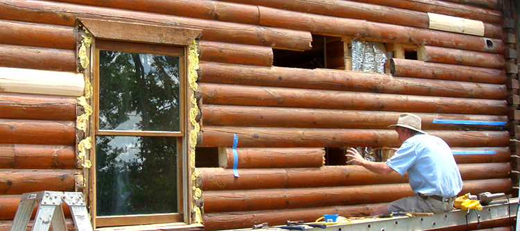 Log Home Repair Sandersville, Georgia